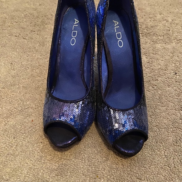Aldo blue sequins shoes - Picture 4 of 4